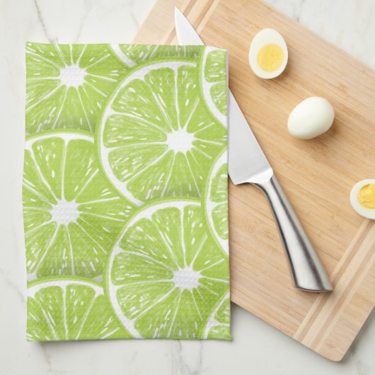 Limone Scheiben Geschirrtuch (Viertel Falte)