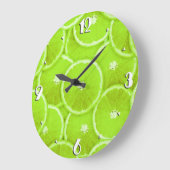 Limone Scheiben Große Wanduhr (Winkel)