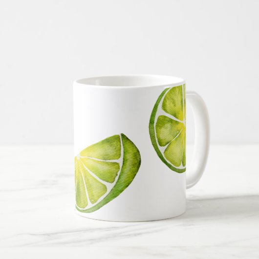 Limone Scheiben Kaffeetasse (VorderseiteRechts)