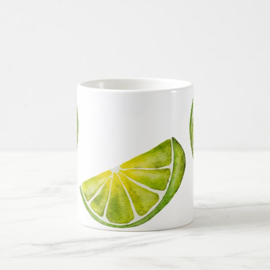 Limone Scheiben Kaffeetasse (Mittel)