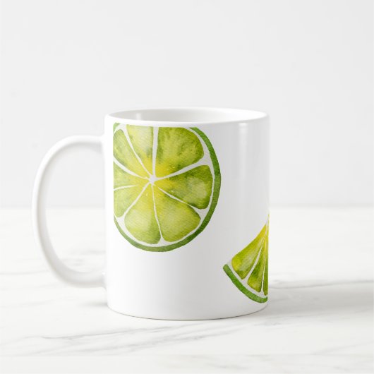 Limone Scheiben Kaffeetasse (Links)