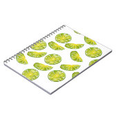 Limone Scheiben Notizblock (Linke Seite)