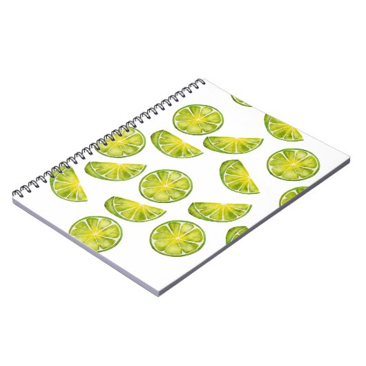 Limone Scheiben Notizblock (Linke Seite)