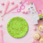 Limone Scheiben Pappteller (Party)