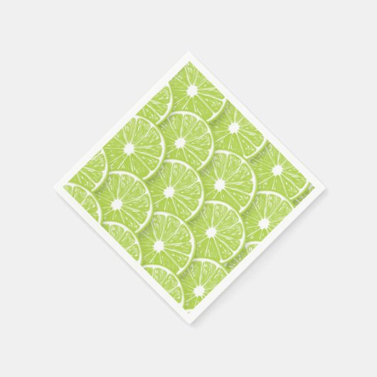 Limone Scheiben Serviette (Ecke)