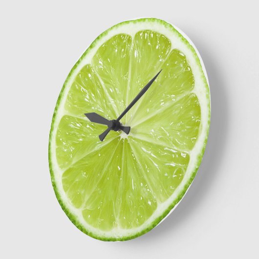 Limone Schlitzwand Große Wanduhr (Winkel)