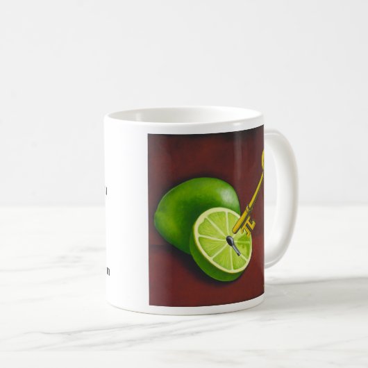 "Limone SchlüsselpUs " Kaffeetasse (VorderseiteRechts)