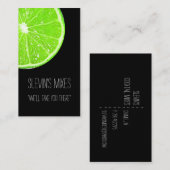 Limone Slide-Visitenkarte Visitenkarte (Vorne/Hinten)