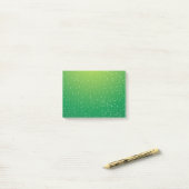 Limone Soda mit winzigen Bläschen Kunst Post-it Klebezettel (Auf Schreibtisch)