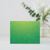 Limone Soda mit winzigen Bläschen Kunst Postkarte (Stehend Vorderseite)