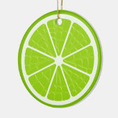 Limone Stilistische Fruchtscheibe Keramik Ornament (Links)