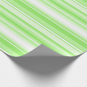 Limone Streifen Geschenkpapier (Ecke)