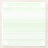 Limone Streifen Glasuntersetzer (Rückseite)