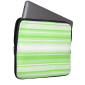 Limone Streifen Laptopschutzhülle (Vorne Rechts)