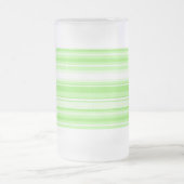 Limone Streifen Mattglas Bierglas (Mittel)