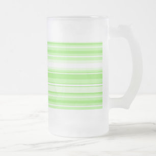 Limone Streifen Mattglas Bierglas
