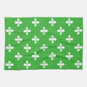 Limone Südliche Hütte Fleur de Lys Handtuch (Horizontal)