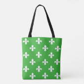 Limone Südliche Hütte Fleur de Lys Tasche (Rückseite)