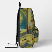 Limone Tracks Bedruckter Rucksack (Links)