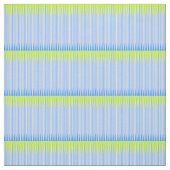 Limone und blaue Farbwebart Stoff (Muster)