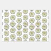 Limone und botanische Blätter (Vorderseite 2)