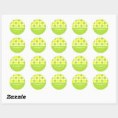Limone und gelbe Polk-a-dot Stickers (Blatt)