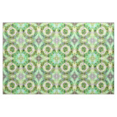 Limone und grüne abstrakte Collage Stoff (Fat Quarter (45,7 x 55,9 cm))