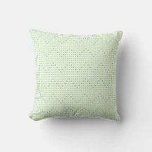 Limone und grüne Zickzack Muster Dots Pillows