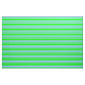 Limone und helle blaue Streifen Stoff (Fat Quarter (45,7 x 55,9 cm))