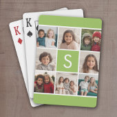 Limone und weiße Fotomaterial für benutzerdefinier Spielkarten