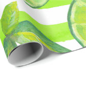 Limone Wasserfarbe Geschenkpapier (Rolleneckpunkt)