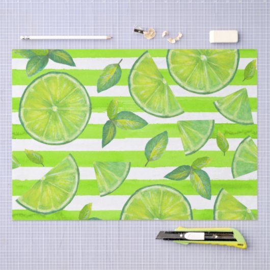 Limone Wasserfarbe Seidenpapier (Handwerk)