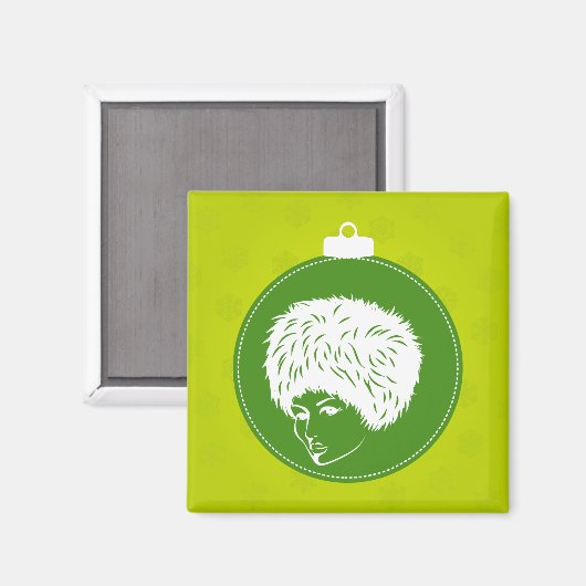 Limone Weihnachten Magnet (Vorderseite/Rückseite)