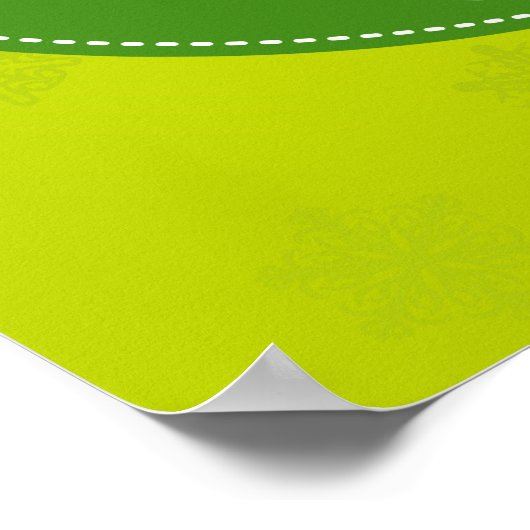 Limone Weihnachten Poster (Ecke)