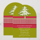 Limone Weihnachtsbaum Weihnachtszeit Party Einladu Einladung (Vorne/Hinten)