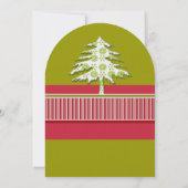 Limone Weihnachtsbaum Weihnachtszeit Party Einladu Einladung (Rückseite)