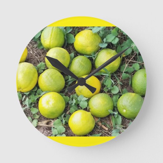 LIMONE ZEIT RUNDE WANDUHR (Vorderseite)