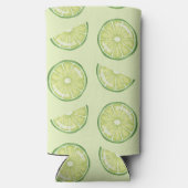 Limone Zitrusfrüchte-Illustrationen mit Individuel Selters Dosenkühler (Rückseite)