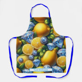 Limonen-Amalfiküste-Diamanten-Schürze Schürze (Vorderseite)