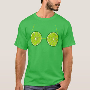 Limonen-BH passendes Halloween-Limonen-Kostüm Limo T-Shirt