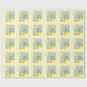 Limonen-Farm Retro Geschenkpapier