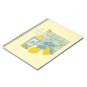 Limonen-Farm Retro Notizblock (Linke Seite)