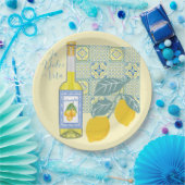 Limonen-Farm Retro Pappteller (Party)