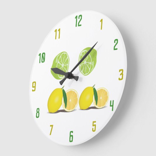 Limonen-Wandsperre Große Wanduhr (Winkel)