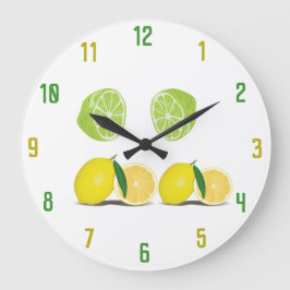 Limonen-Wandsperre Große Wanduhr