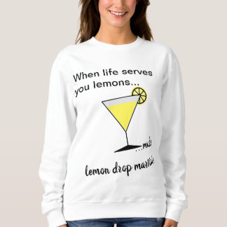 Limonen-Zitronen-Martini Sweatshirt