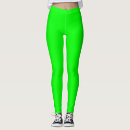 Limonengrün einfarbig leggings