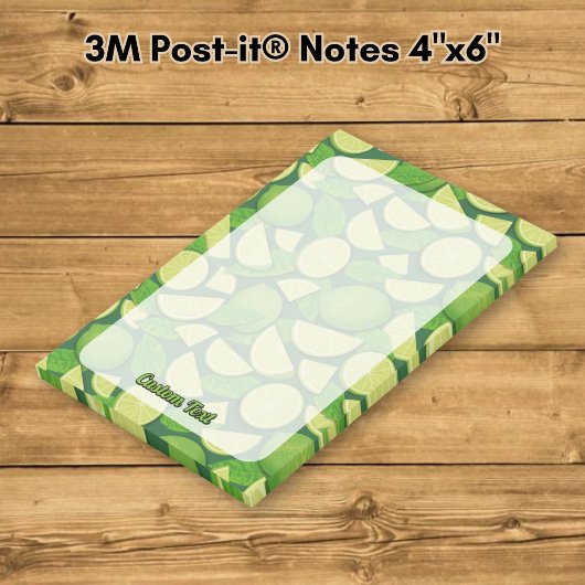 Limonenhintergrund Post-it Klebezettel