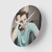 Limonenneeson Runde Wanduhr (Winkel)