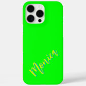 Limoner 3D-Azurname | Funny Electric Green Case-Mate iPhone Hülle (Rückseite)